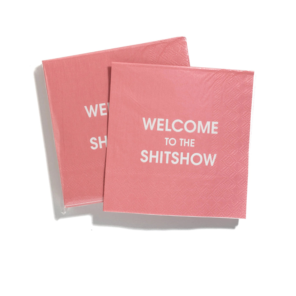 Chez Gagne' Cocktail Napkins | Welcome To The Shitshow | $8