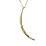 Scout Refined Collection Necklace |  Gibbous Slice Gold | $28