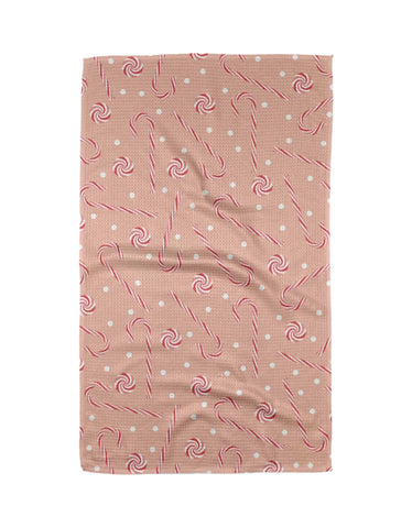 Geometry Tea Towel | Pink Peppermint | $22