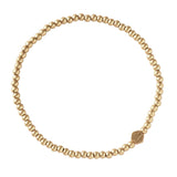 Scout Mini Metal Stacking Bracelet | Ball Beads Gold | Jewelry | $14