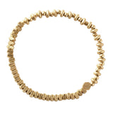 Scout Mini Metal Stacking Bracelet | Mixed Beads Gold | Jewelry | $14