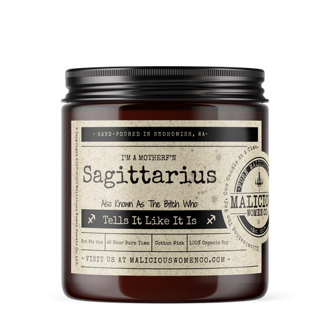 MWC 'm A Motherf'n Sagittarius | Scent: Speakeasy | $24