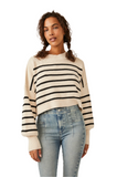 Free People Easy Street Crop Sweater | Pearl Combo | $98