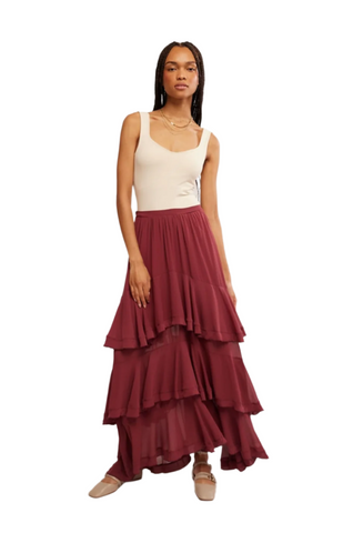 Free People Clementine Maxi | Aged Red | $168