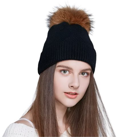 Mle High Crew Cashmere Blend Pom Hat | Multi | $48