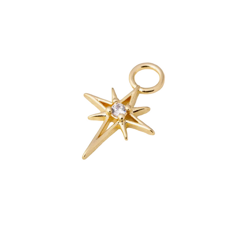 Single Sunburst Earring Charm | $16