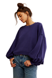 Free People Trish Sweatshirt | Eclipse | $98