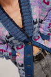 Free People Bluebell Cardi | Moonrock Blue Combo | $248