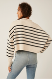 Free People Easy Street Crop Sweater | Pearl Combo | $98