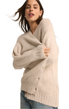 Z Supply Josie Cozy Cardi | Light Oatmeal Heather | $98