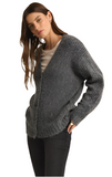 Z Supply Josie Cozy Cardi |Charcoal Heather | $98