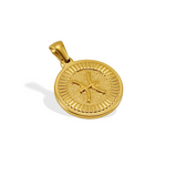 Marigold Zodiac Pendant | Gold | $16