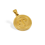 Marigold Zodiac Pendant | Gold | $16