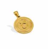 Marigold Zodiac Pendant | Gold | $16