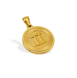 Marigold Zodiac Pendant | Gold | $16