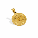 Marigold Zodiac Pendant | Gold | $16