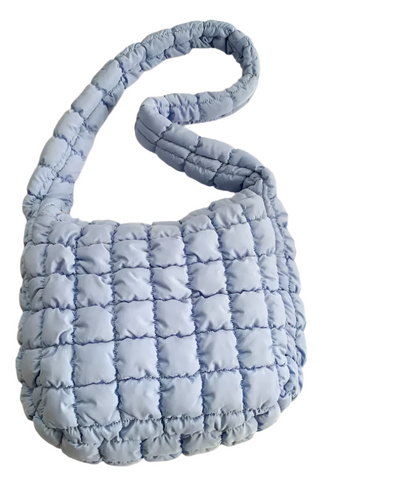 June Ruby Soft Puffer Cloud Shoulder Bag | Sky | $28