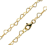 Marigold Heart Link Chain | Gold | $14.99