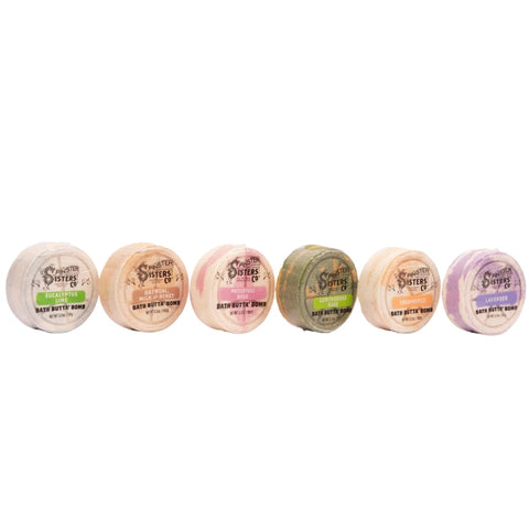 Spinsters Sisters Co. Peace Bath Butta' Bomb | Eucalyptus Lime | Beauty & Wellness | $8