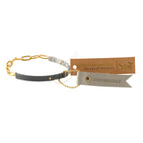 Scout Hidden Message Chain Bracelet | Strength & Grace Charcoal | Bracelets | $24