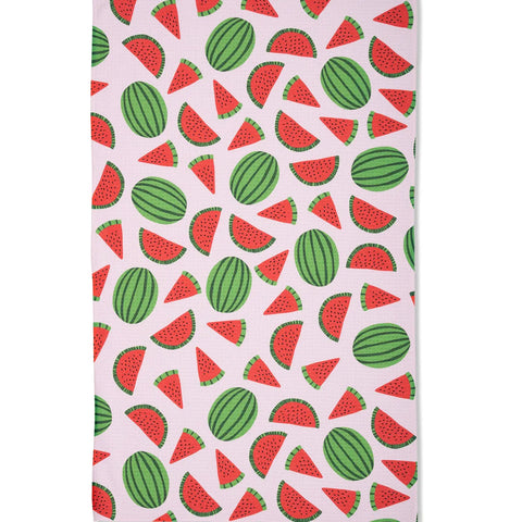 Geometry Tea Towel | Sweet Watermelon | $20
