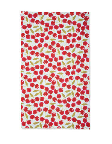 Geometry Tea Towel | Sweet Cherry  | $22