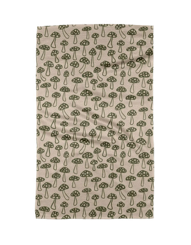 Geometry Tea Towel | Woodland Mushroom | $22