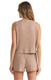 Z Supply Sloane Silky Rib Tank | Iced Coffee | $48