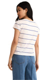 Z Supply Striped Modern V-Neck Tee | Oceanside | $46