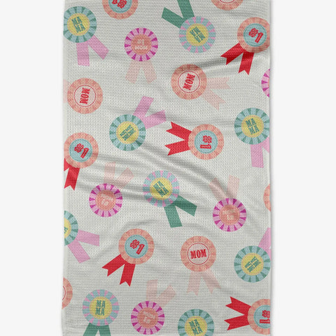 Geometry Tea Towel | Number One Mom | Home & Gifts | $18