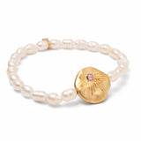 Scout Pearl Affirmation Bracelet | Love Gold | $24