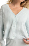 Z Supply Mara Cardigan Top | Snowflake Blue | $64