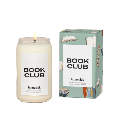 Homesick Natural Soy Candle | Book Club | $34