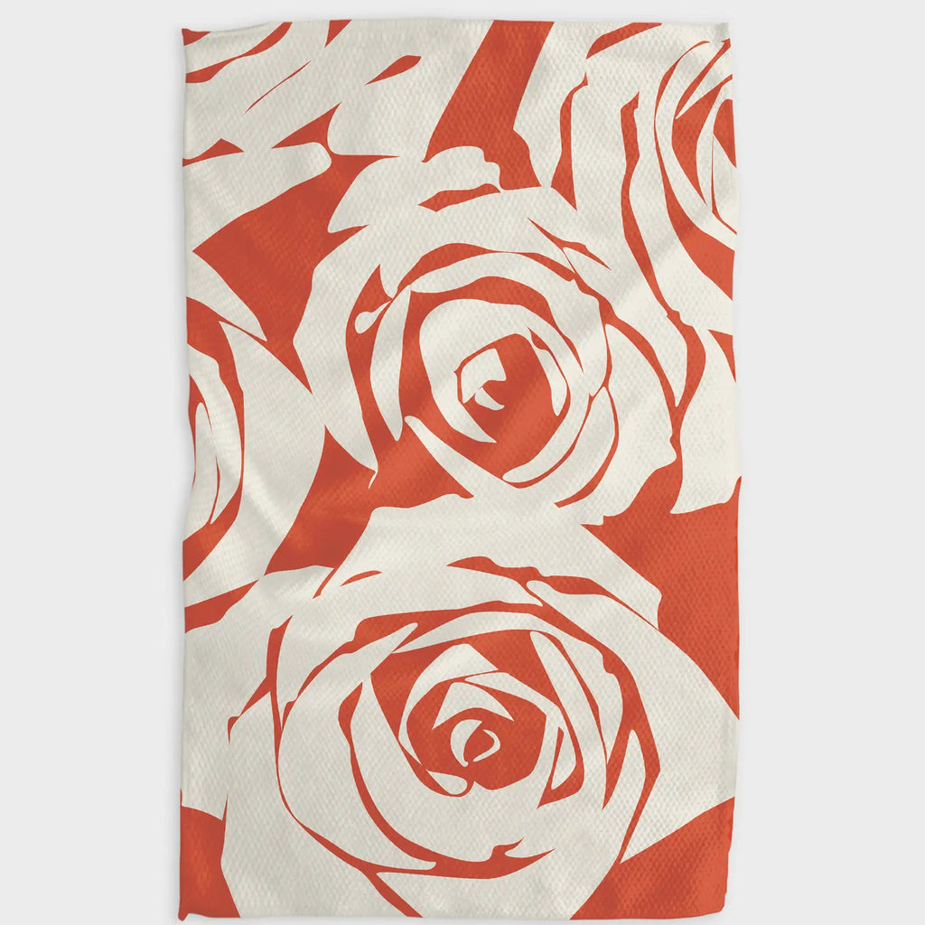 Geometry Tea Towel | Rosas Blancas | $20