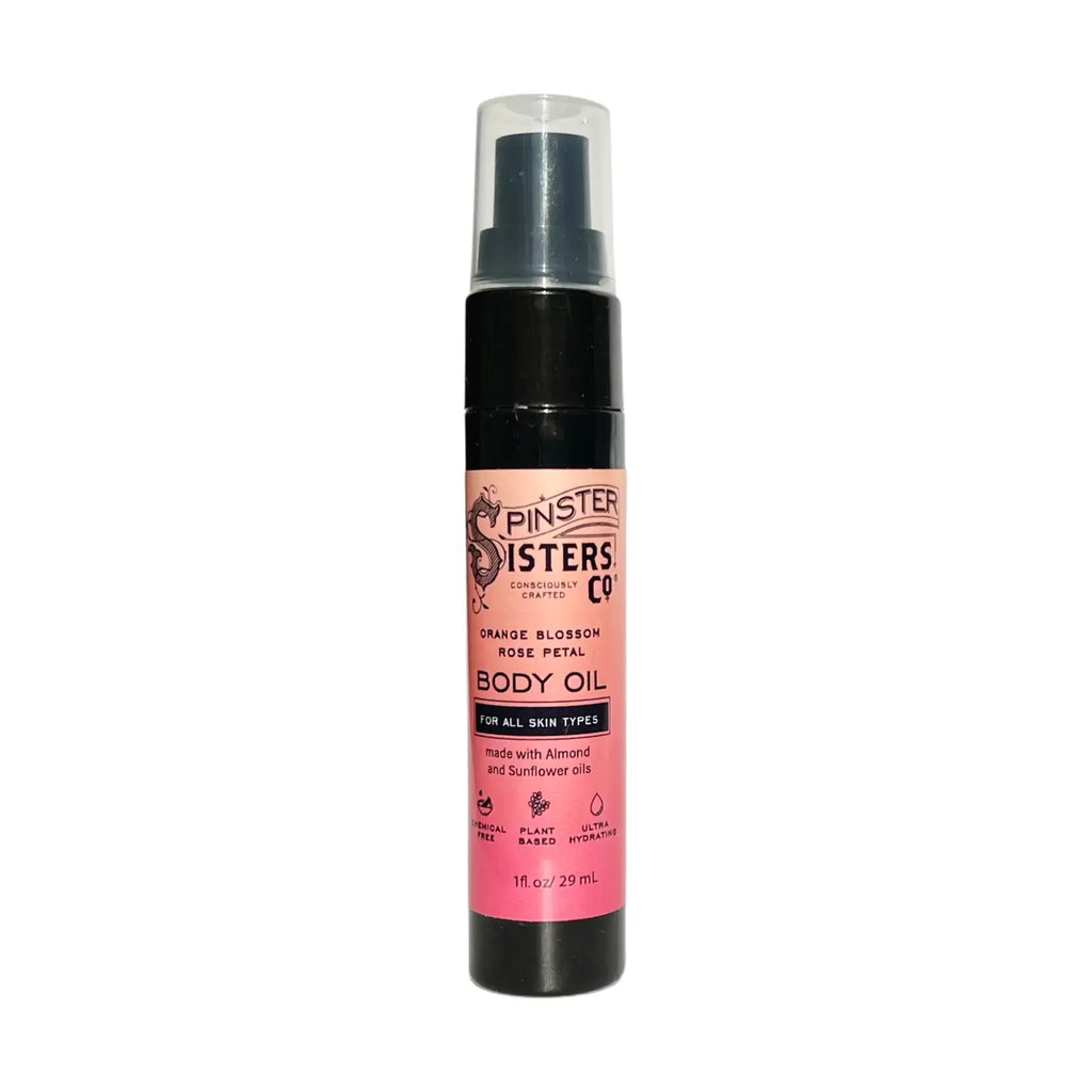 Spinsters Sisters Co. Dry Body Oil | Orange Blossom Rose Petal | $16