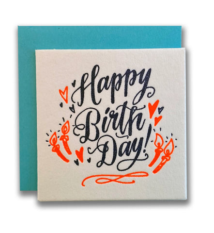 Ladyfingers Letterpress Tiny Greeting Card | Birthday | $3.50