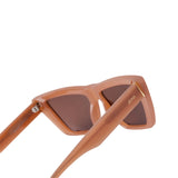 Dime. (by Diff) Melrose Light Taupe Polarized Sunglasses | Light Brown Solid Lens | $38