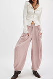 Free People High Road Pull-On Barrel Pants | Blush Tint | $78