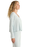 Z Supply Mara Cardigan Top | Snowflake Blue | $64