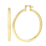 Ashley Schenkein Large Slim Lever Back Hoop | 18k Gold-Filled | $58