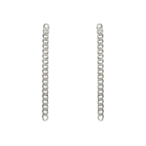 Ashley Schenkein Curb Chain Drop | Sterling Silver | $58