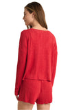 Z Supply Mara Cardi Top | Haute Red | $64