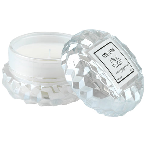 Voluspa Coconut Wax Macaron Candle | Milk Rose | $16