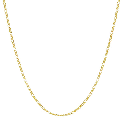 Ashley Schenkein Layering Chain Figaro Link 20" | 18k Gold-Filled | $48