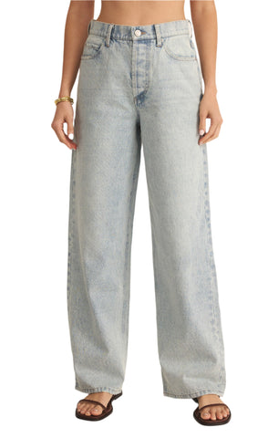 Z Supply Lou Denim Pant | Faded Indigo | $108