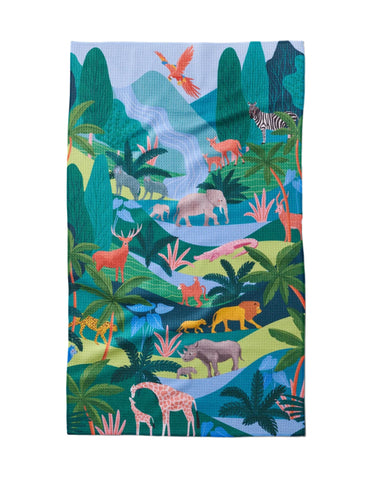 Geometry Tea Towel | Rain Forest | $22