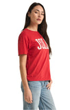 Z Supply Jolly Boyfriend Tee | Haute Red | $42