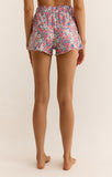 Z Supply Sunny Side Floral Shorts | Baja Blue | $29.99
