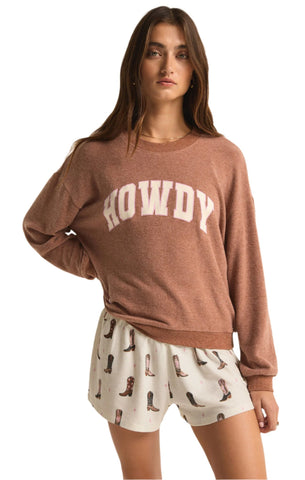 Z Supply Howdy Top | Maple Heather | $68