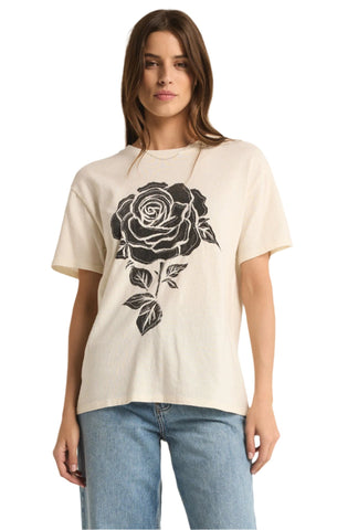 Z Supply Rose Pacific Tee | Sea Salt | $48